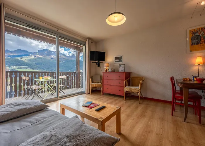 Escapade Perchee - Vue - Balcon - Parking Barcelonnette