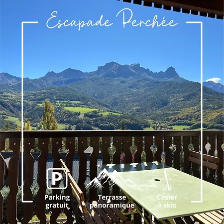 Apartment Escapade Perchee - Vue - Balcon - Parking Barcelonnette