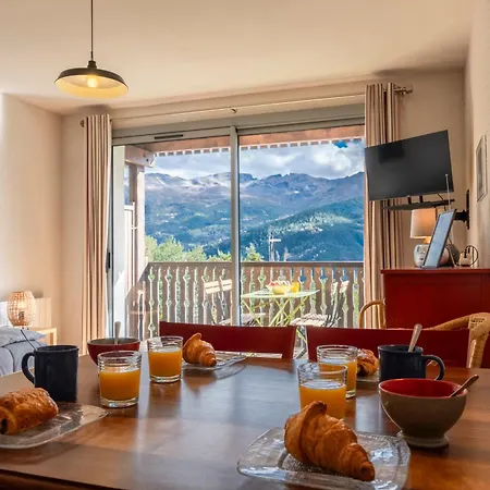 Escapade Perchee - Vue - Balcon - Parking Barcelonnette