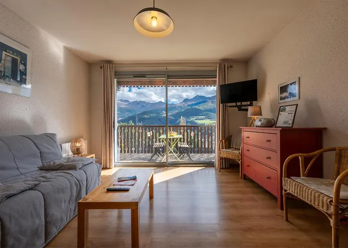 Escapade Perchee - Vue - Balcon - Parking Apartment Barcelonnette